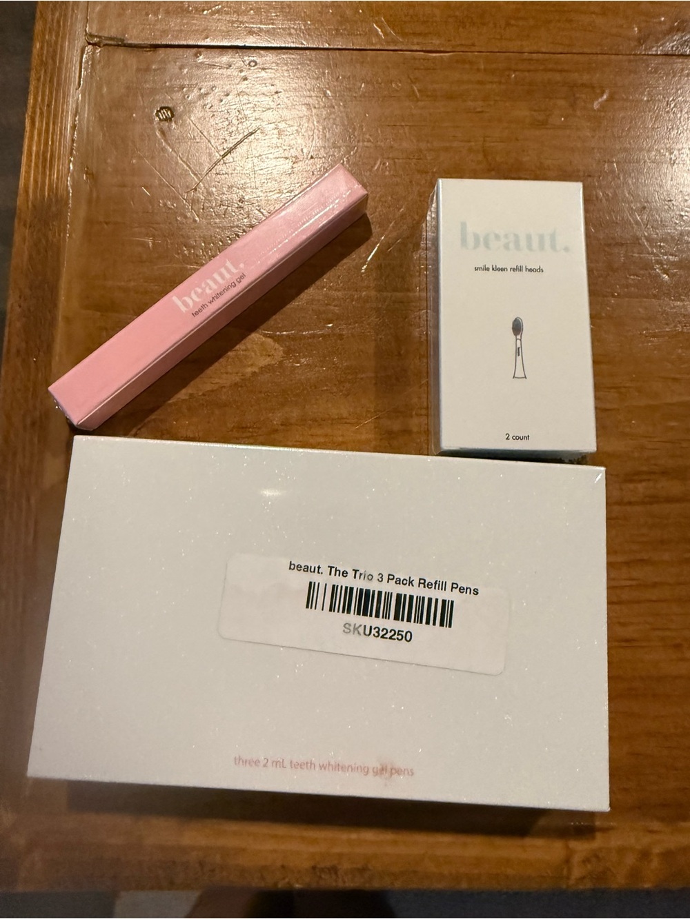Trio Refill Pens — Pink & White Teeth Whitening Refills
